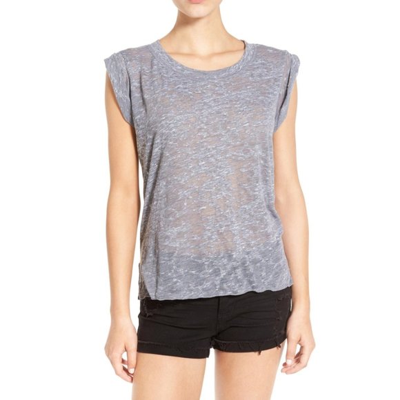 LNA Tops - LNA PE Burnout Muscle Tee Distressed Slub Edgy XS